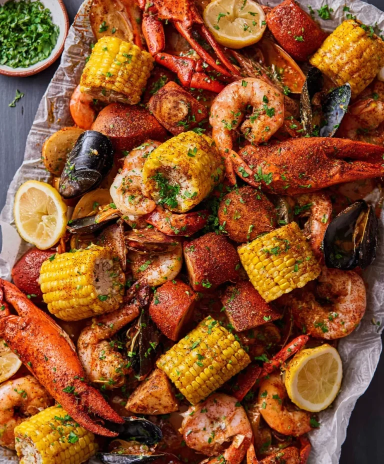 Spicy Garlic Butter Cajun Seafood Boil – Easy Recipe
