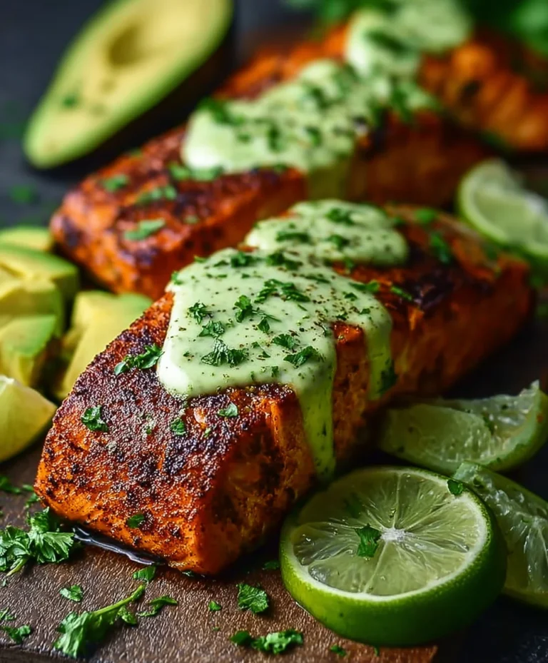 Cajun Salmon Avocado Lime- Healthy Recipe