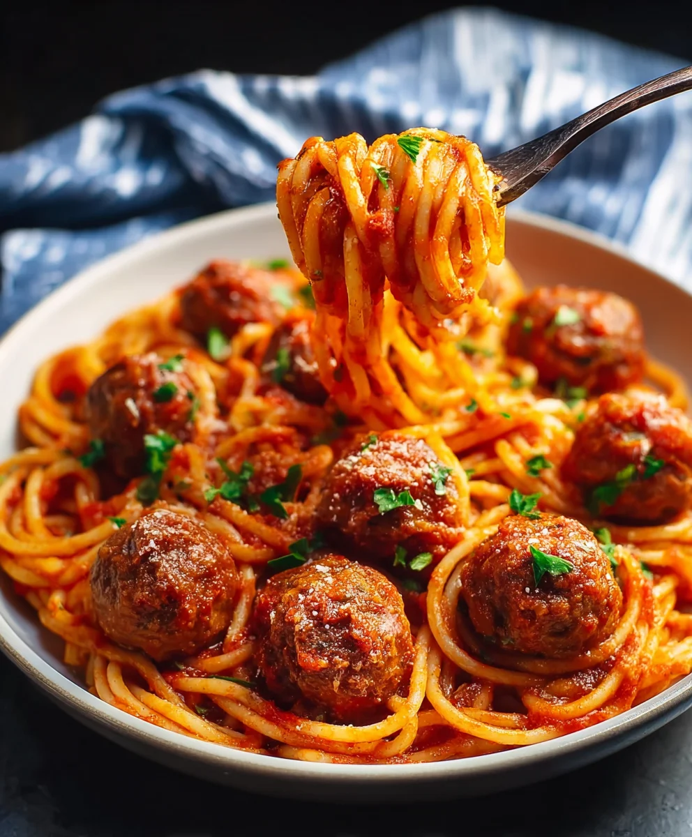 Instant Pot Beef Meatballs Spaghetti Easy Meal