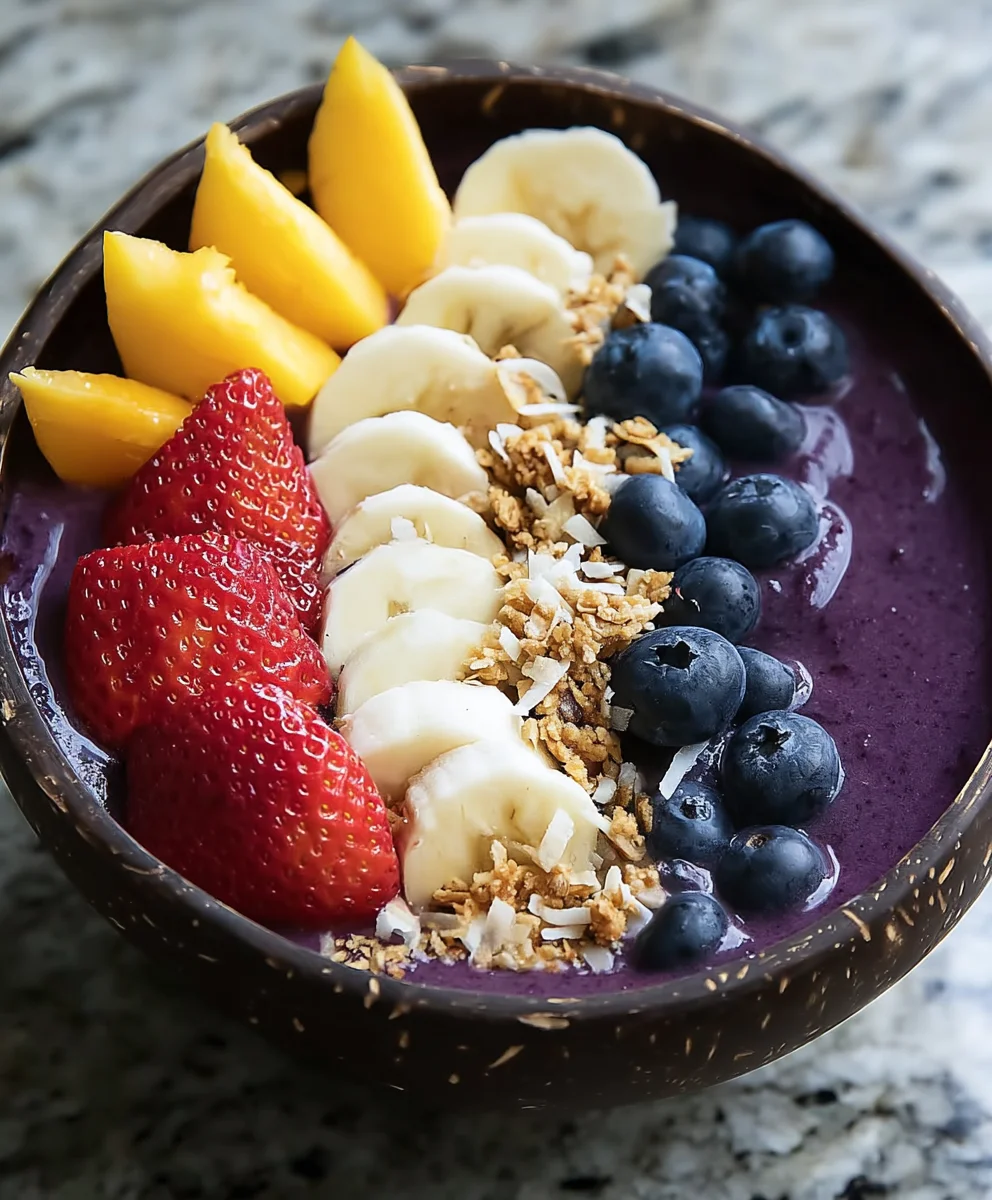 Fresh Acai Bowl Recipe- Healthy & Delicious Breakfast