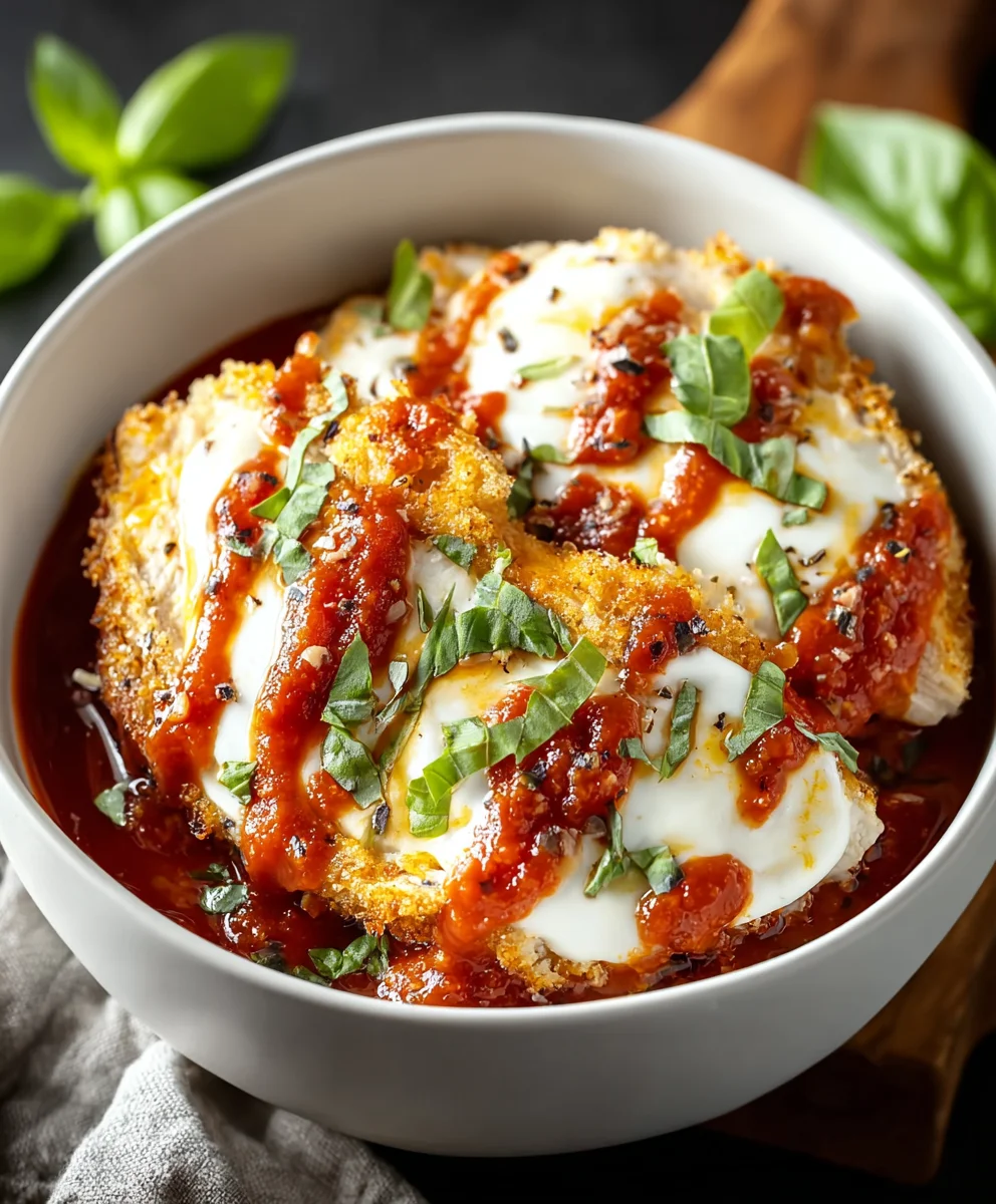 Chicken Parm Cottage Cheese Bowl - Easy Keto Meal