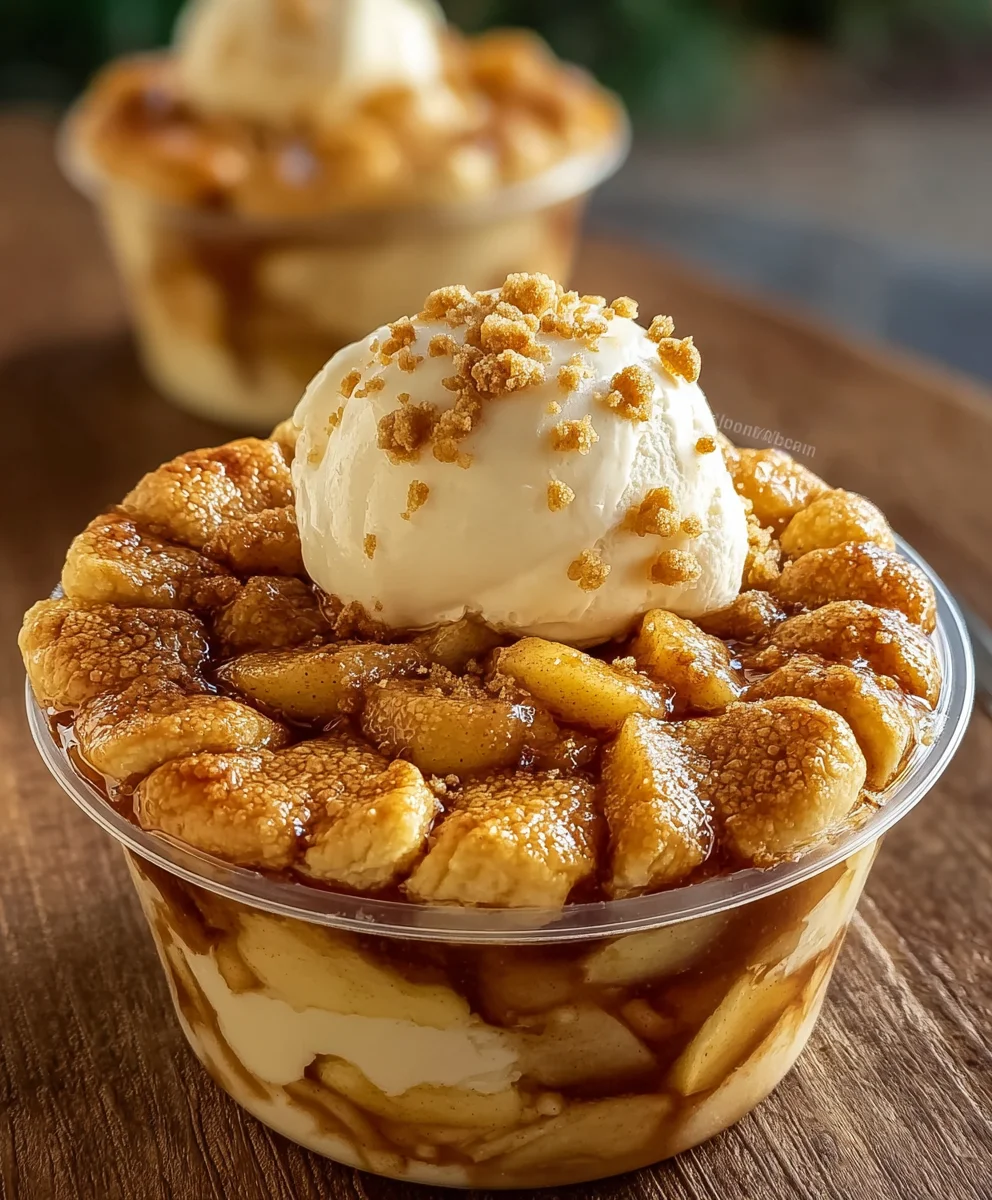Easy Apple Pie Pudding Recipe - Warm Comforting Dessert