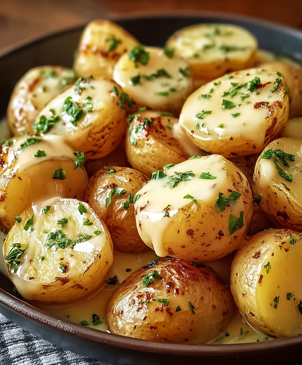 Creamy Baby Potatoes - Easy & Delicious Side Dish