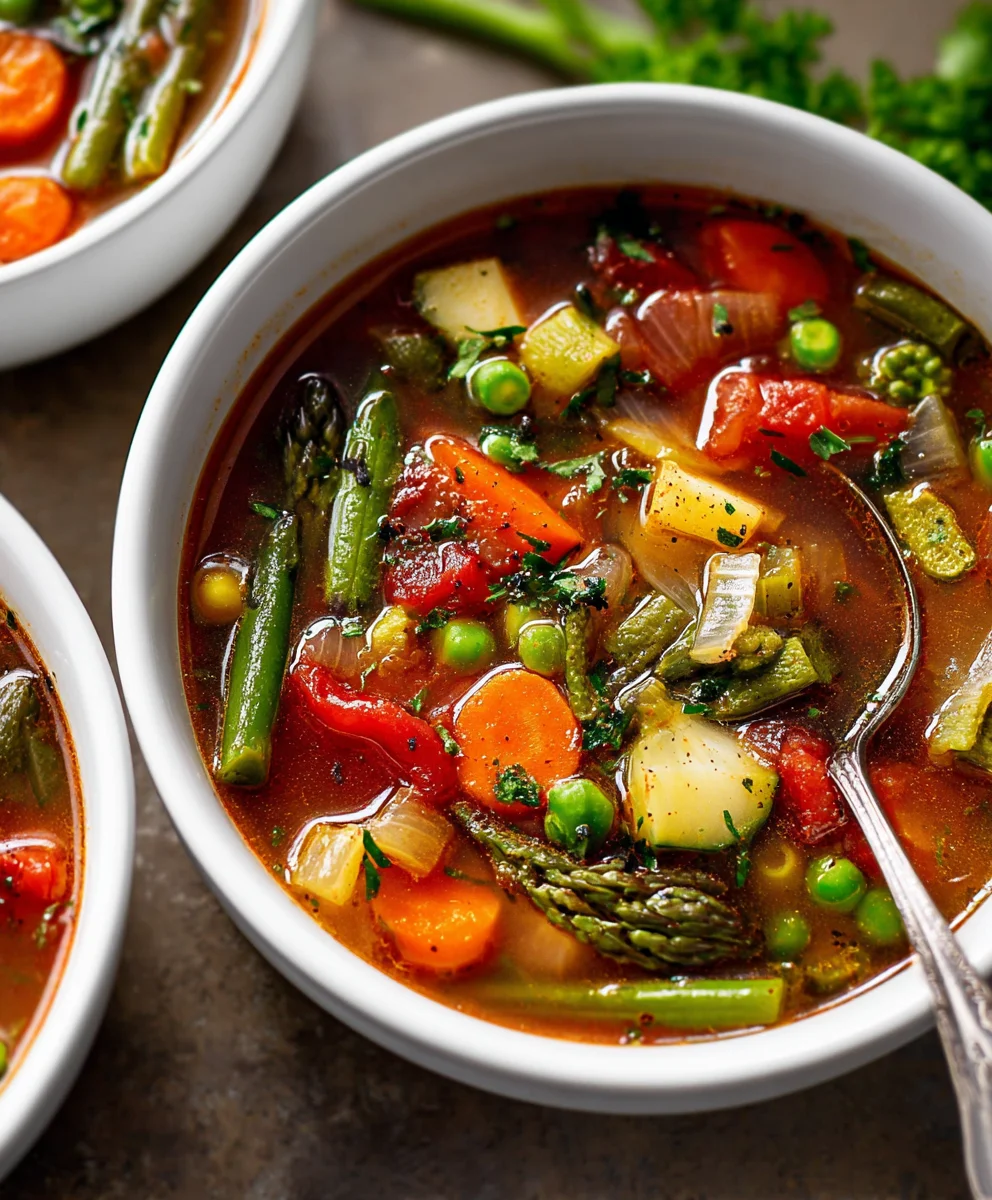 Easy Vegetable Soup Recipe - Hearty & Healthy Comfort Food