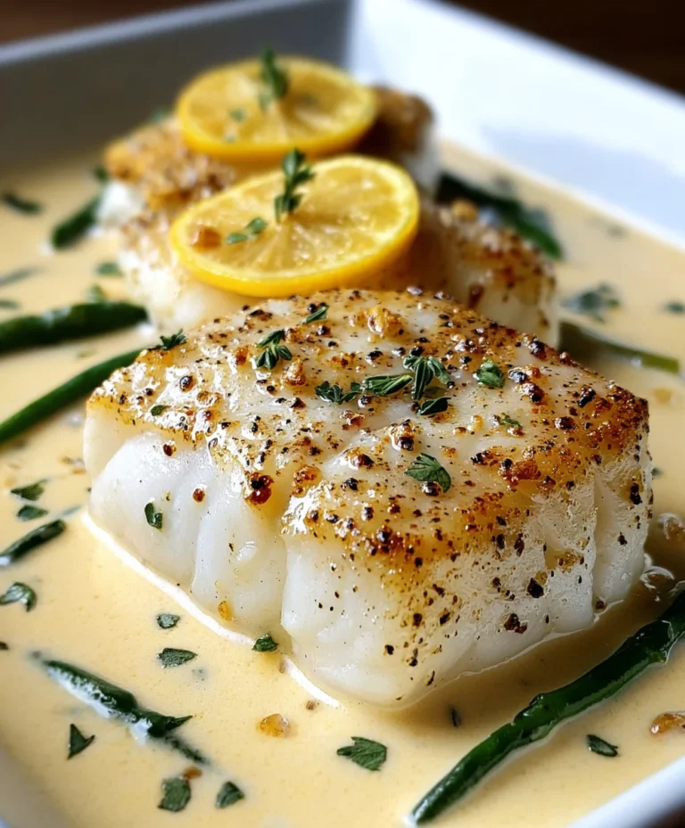 Easy Baked Cod Coconut Lemon Cream-Busy Nights