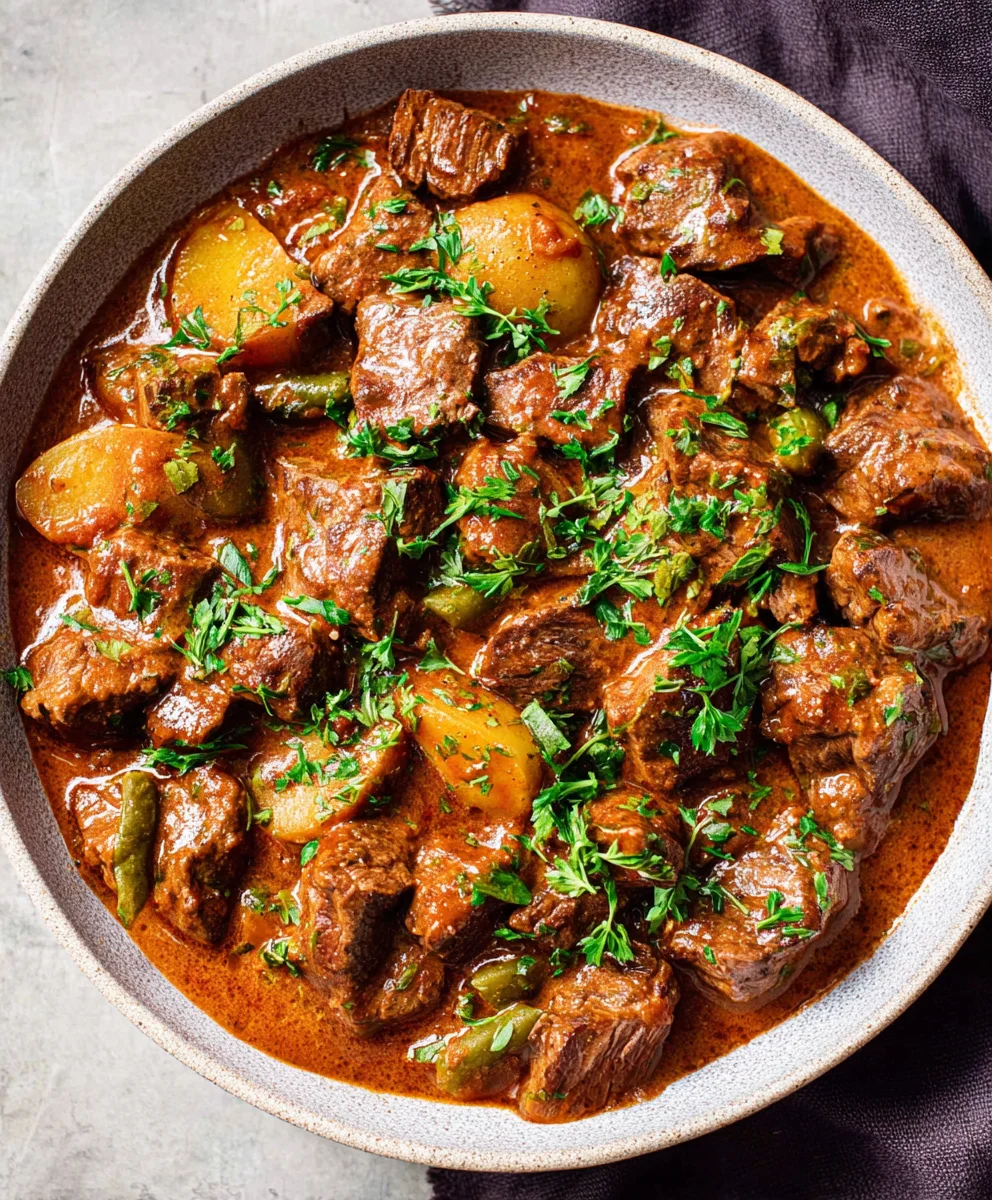 Beef Stew Recipe- Tender Carne Guisada Easy