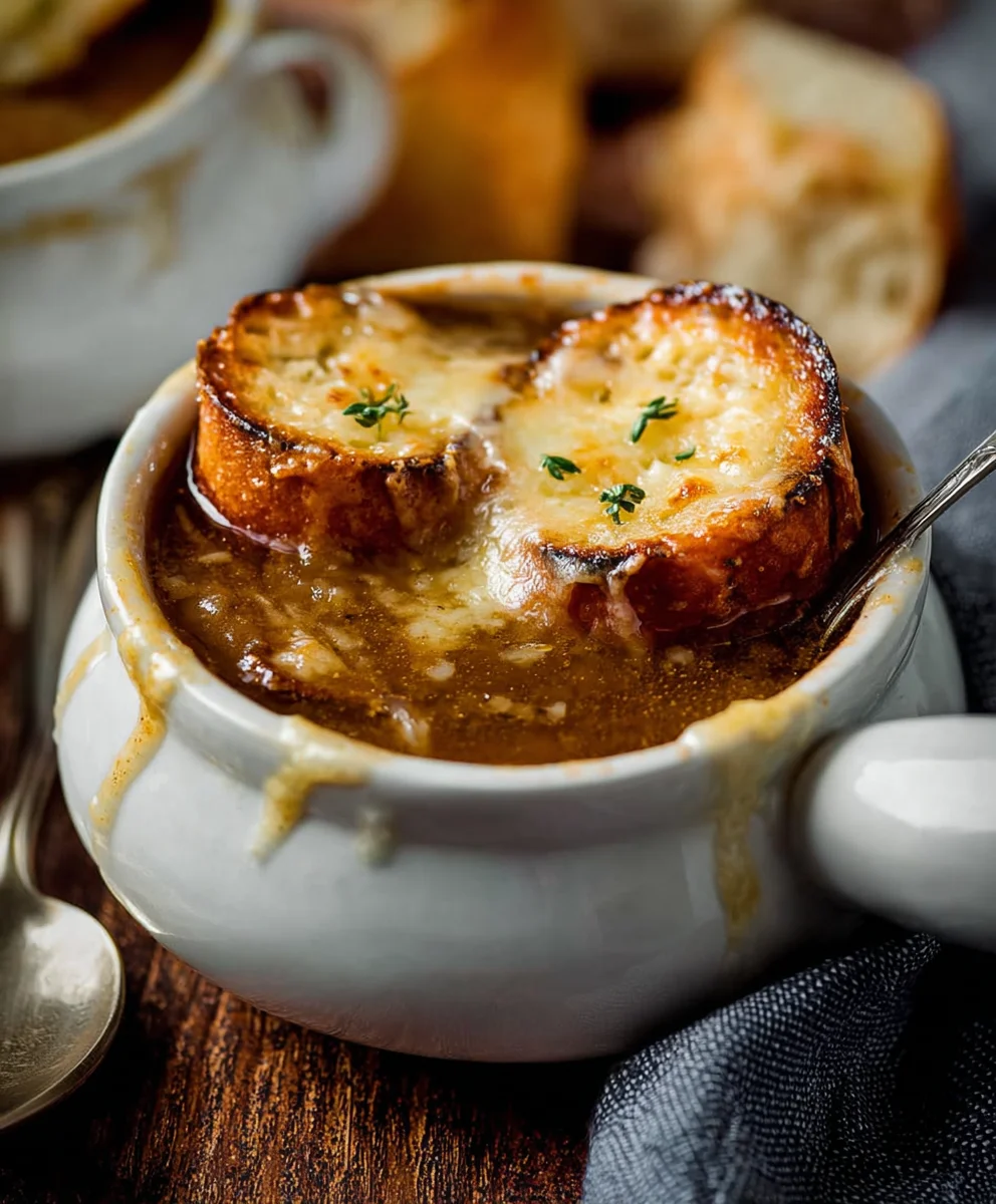 Classic French Onion Soup Recipe - Rich & Savory
