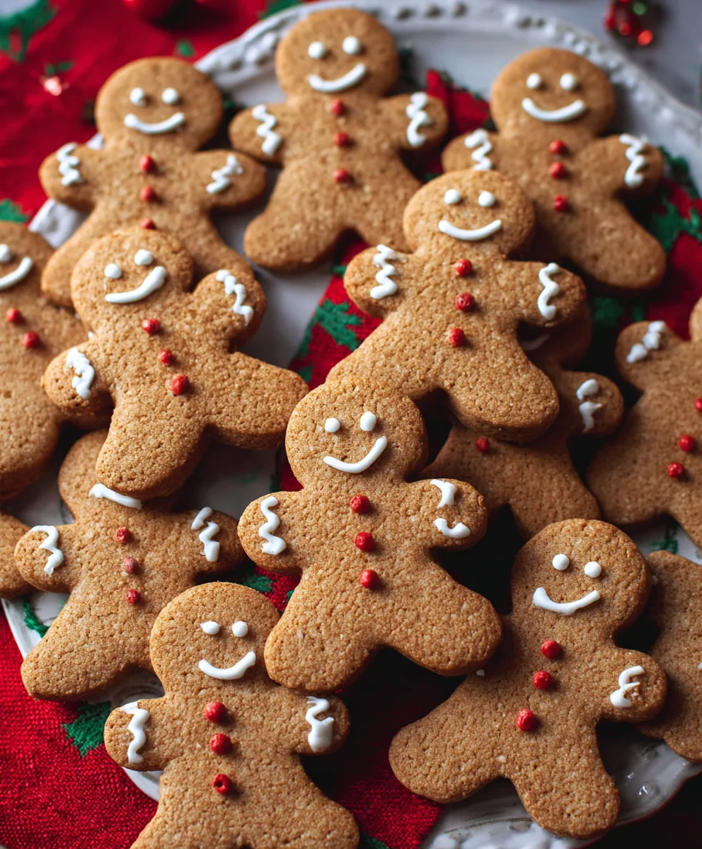 Chewy Gin Extract-FGin Extractored Gingerbread Men Cookies