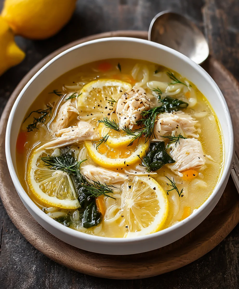 Greek Lemon Chicken Soup - Zesty & Delicious Recipe