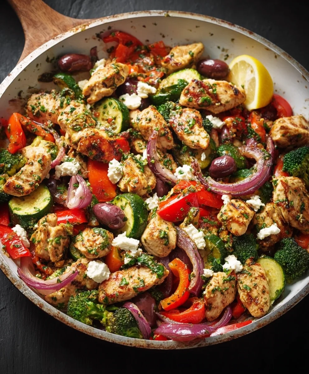 Easy Mediterranean Chicken Stir Fry Recipe - Quick Meal