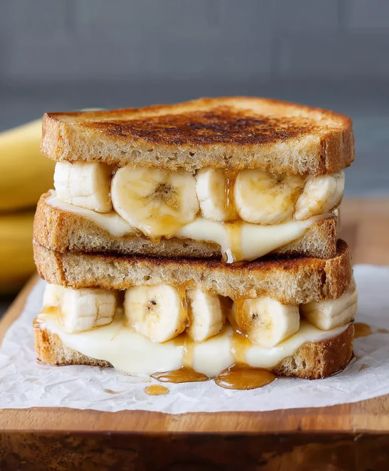 Honey Banana Grilled Cheese- Sweet & Savory Melt
