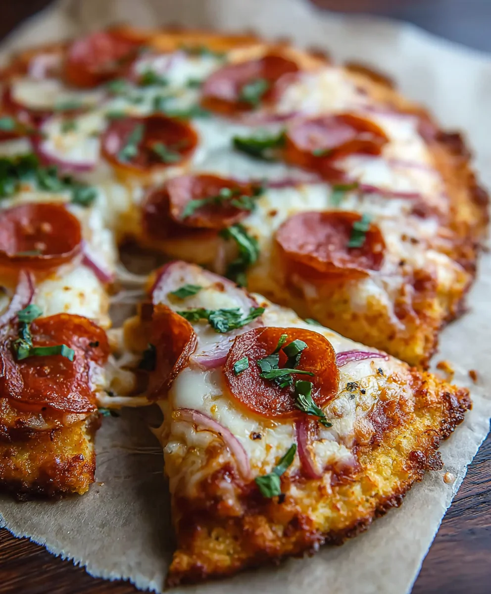 Keto Chicken Crust Pizza-Delicious Low Carb Recipe