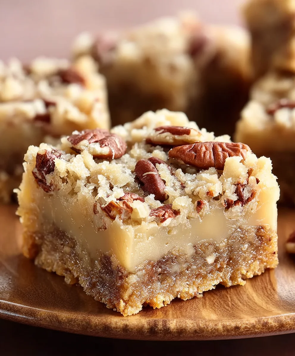 Carolina Pecan Bars-Sweet Southern Treat