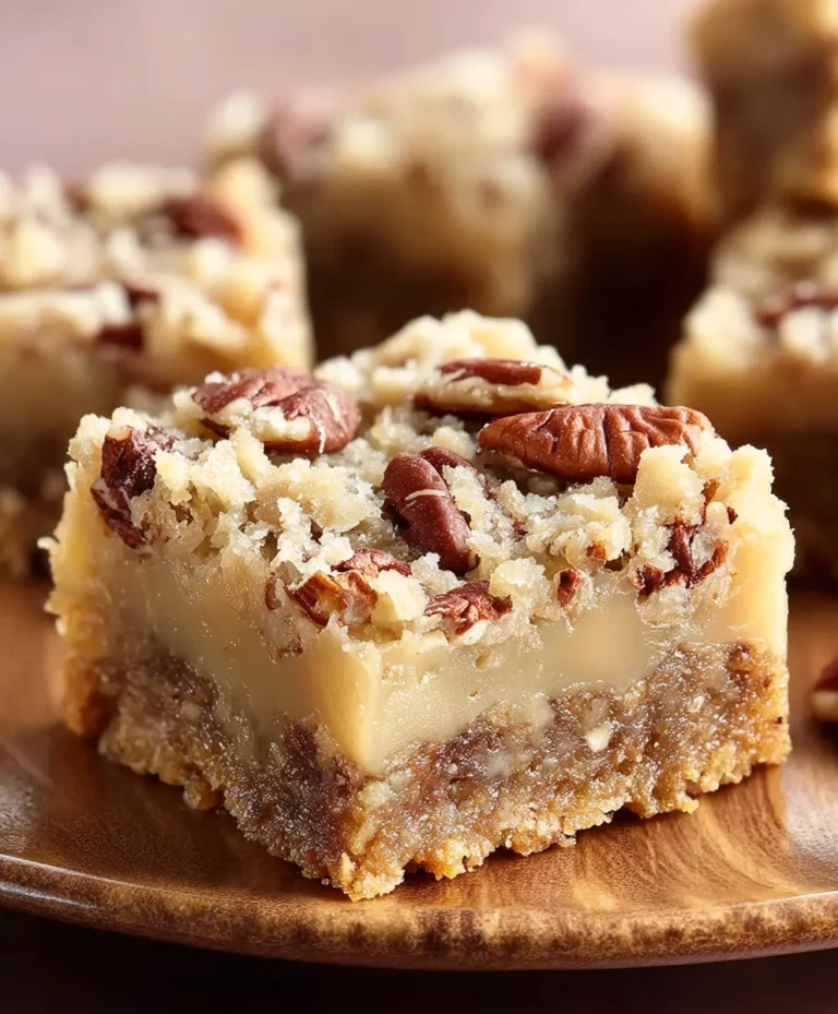 Carolina Pecan Bars-Sweet Southern Treat