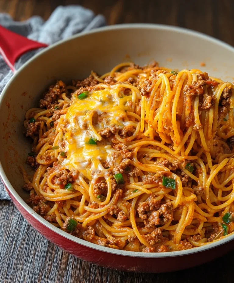 Easy One Pot Taco Spaghetti – Quick Weeknight Dinner