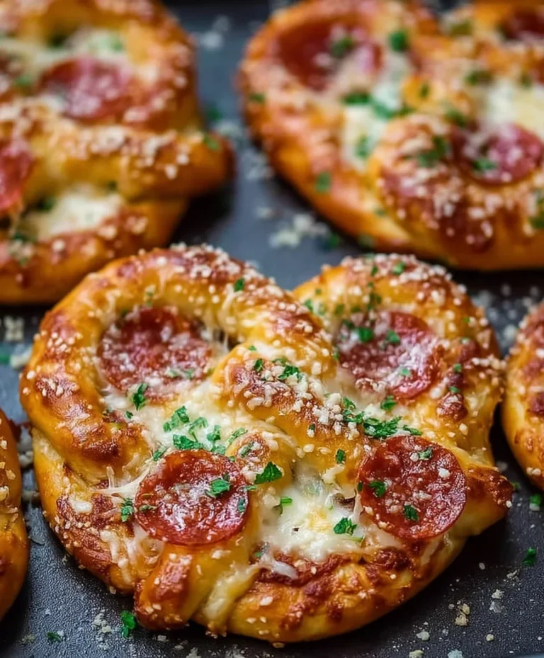 Garlic Butter Beef Beef Pepperoni Pizza Pretzels