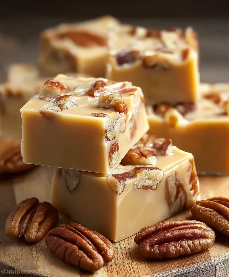 Easy Caramel Pecan Fudge Recipe-Rich Dessert