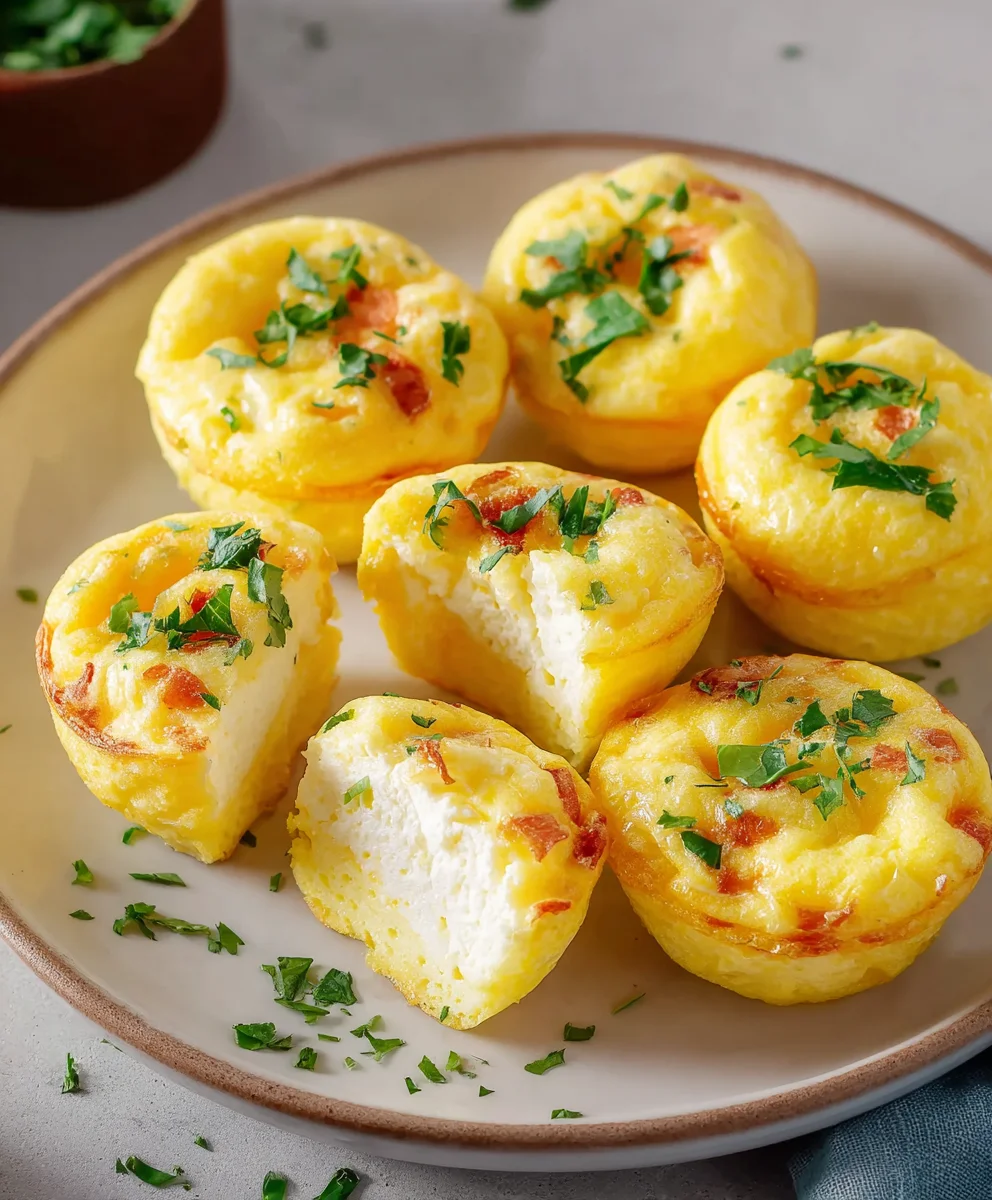 Creamy Cottage Cheese Egg Bites-Easy & Delicious