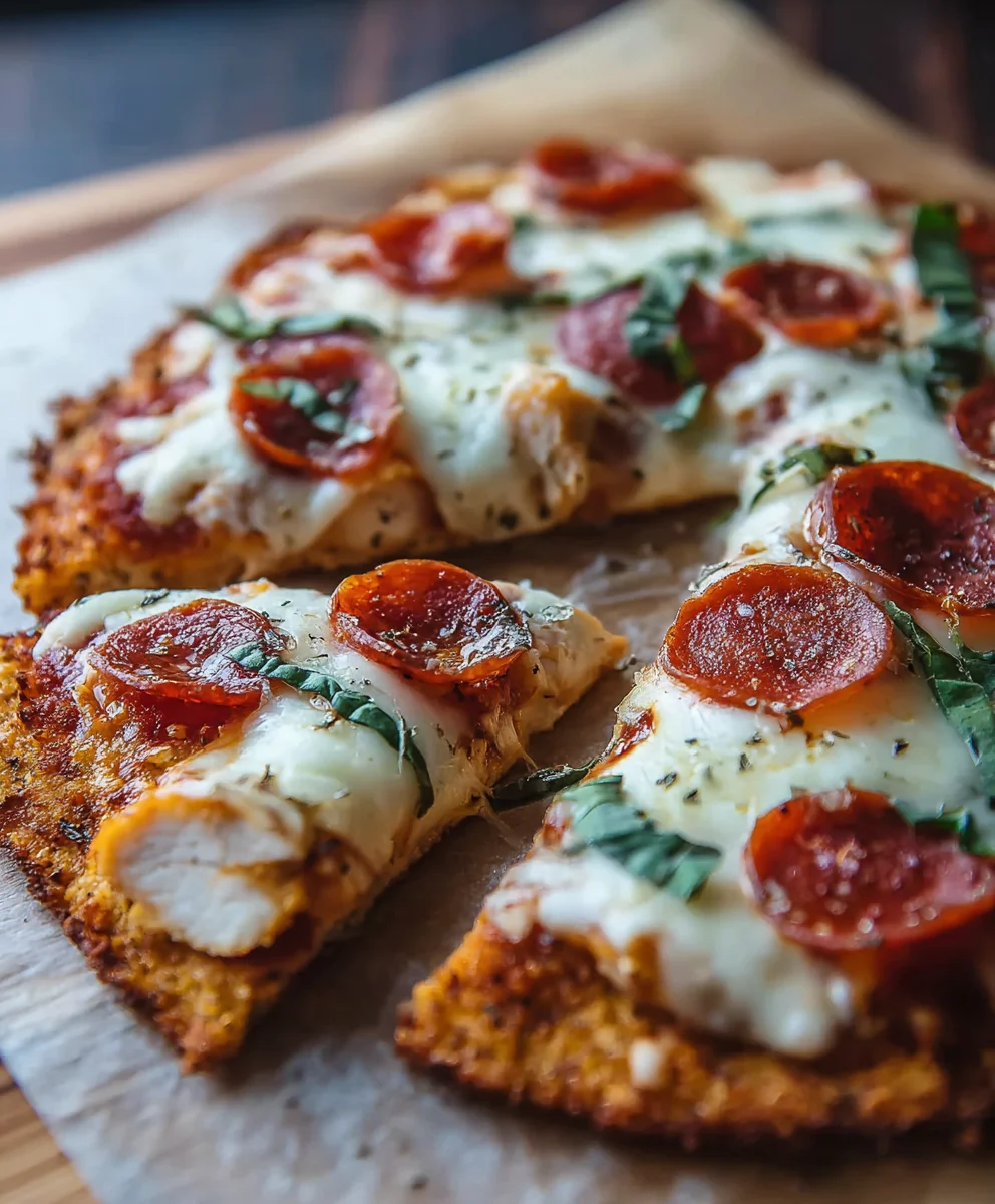 Keto Chicken Crust Pizza-Delicious Low Carb Recipe