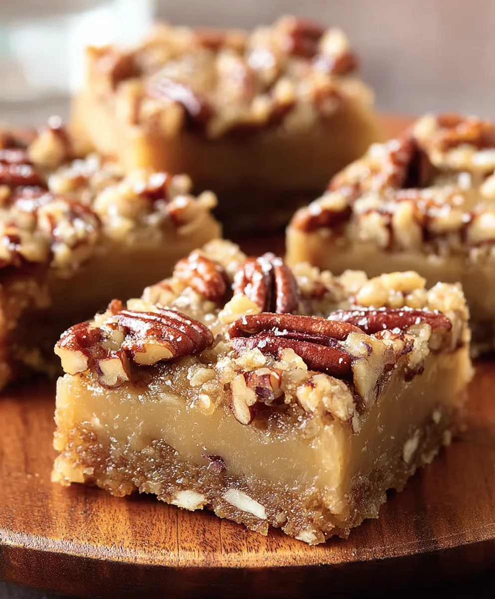 Carolina Pecan Bars-Sweet Southern Treat