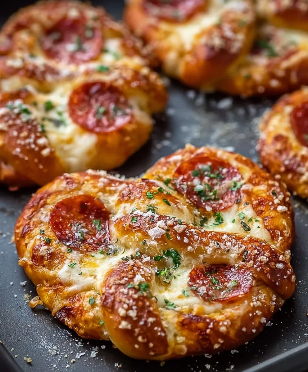 Garlic Butter Beef Beef Pepperoni Pizza Pretzels