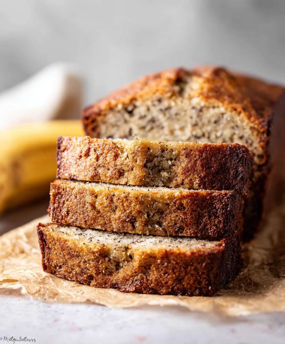 Best Banana Bread Recipe- Easy & Moist Loaf