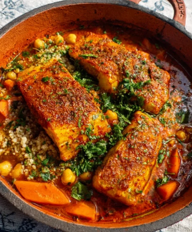 Classic Spicy Moroccan Fish Recipe-Flavorful & Easy