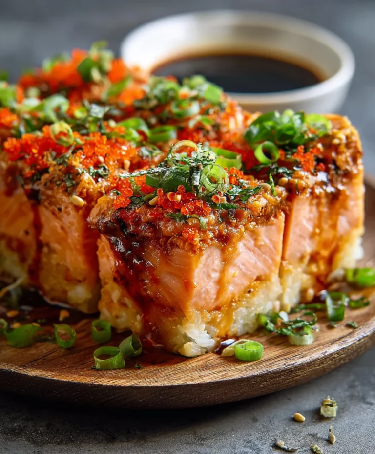 Spicy Salmon Sushi Bake-Easy & Delicious Recipe