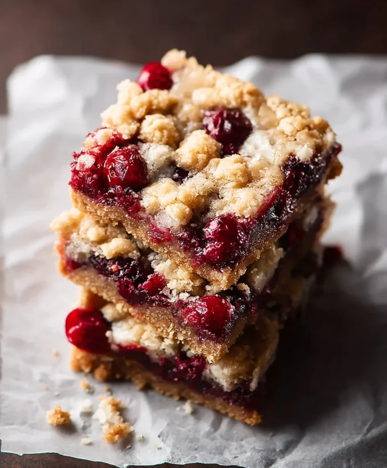 Cranberry Crum extractble Bars Irresistible No-Bake Treat