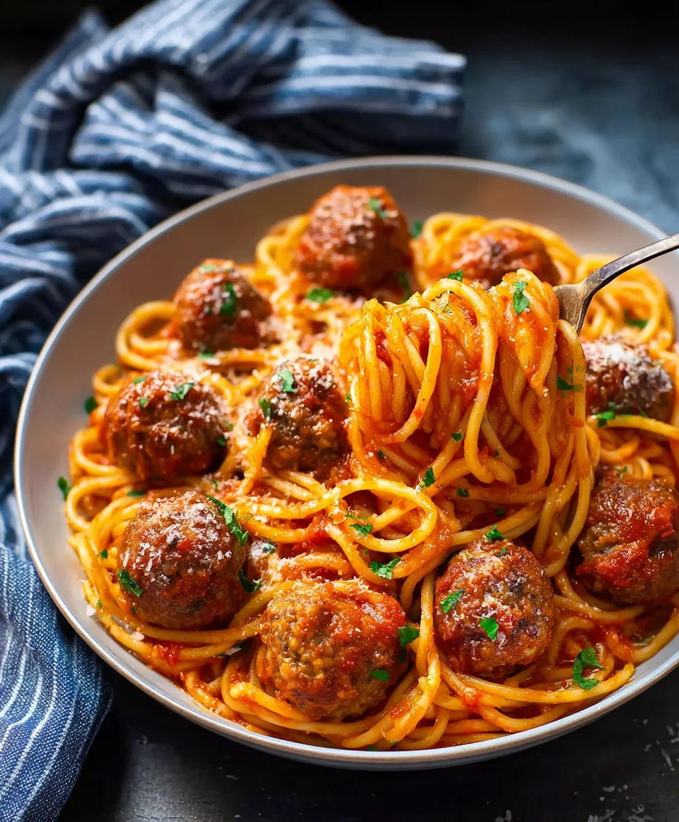 Instant Pot Beef Meatballs Spaghetti Easy Meal