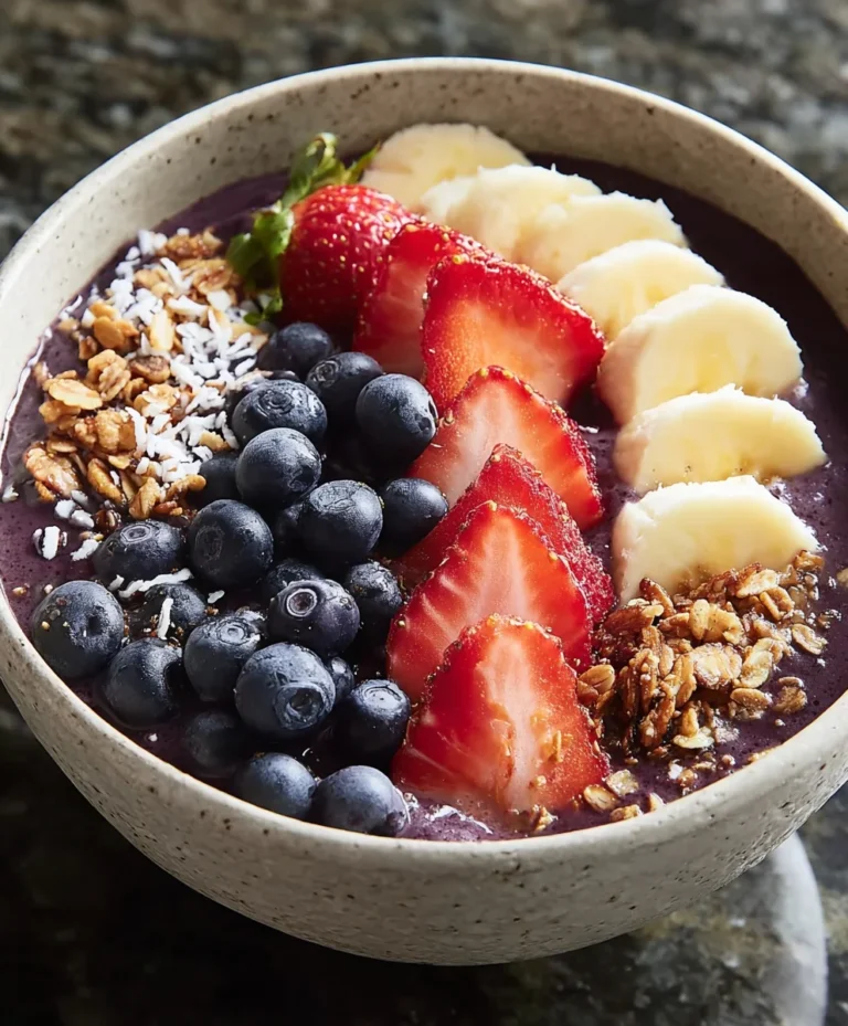 Fresh Acai Bowl Recipe- Healthy & Delicious Breakfast