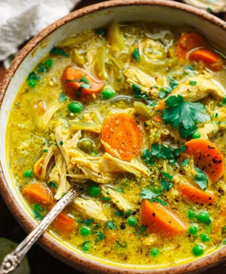 Anti Inflammatory Turmeric Chicken Soup – Soothing & Flavorful