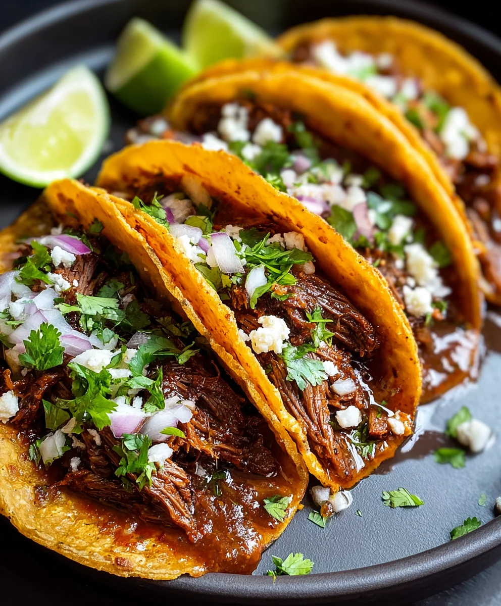 Authentic Beef Birria Tacos Recipe - Flavorful & Easy