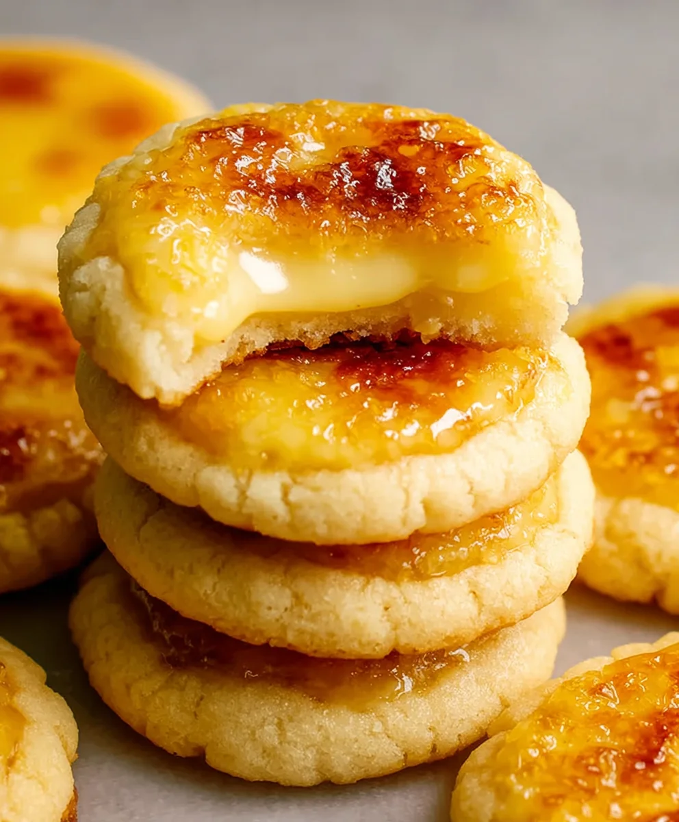 Lemon Creme Brulee Cookies-Sweet Citrus Treat