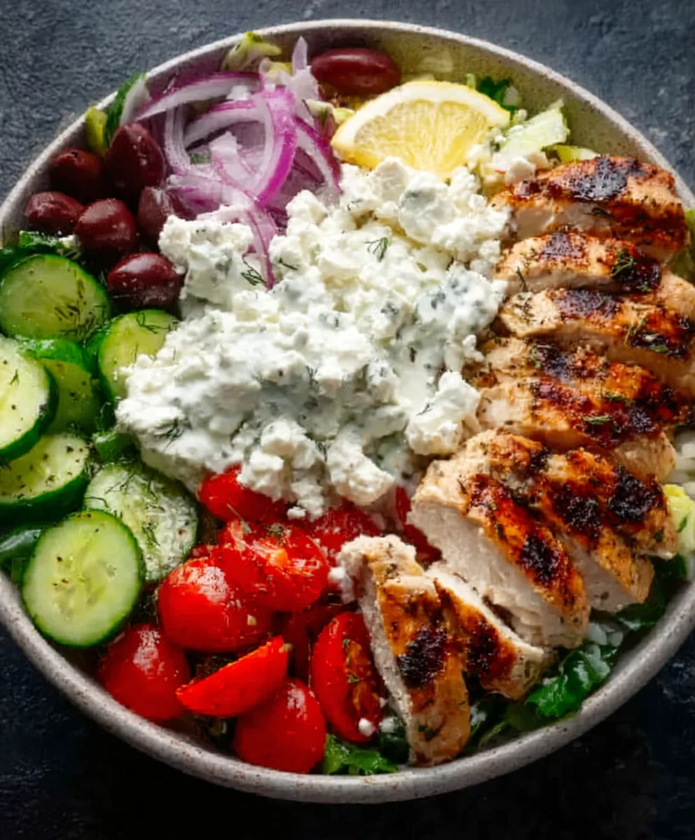 Flavorful Greek Chicken Bowls- Easy Weeknight Meal