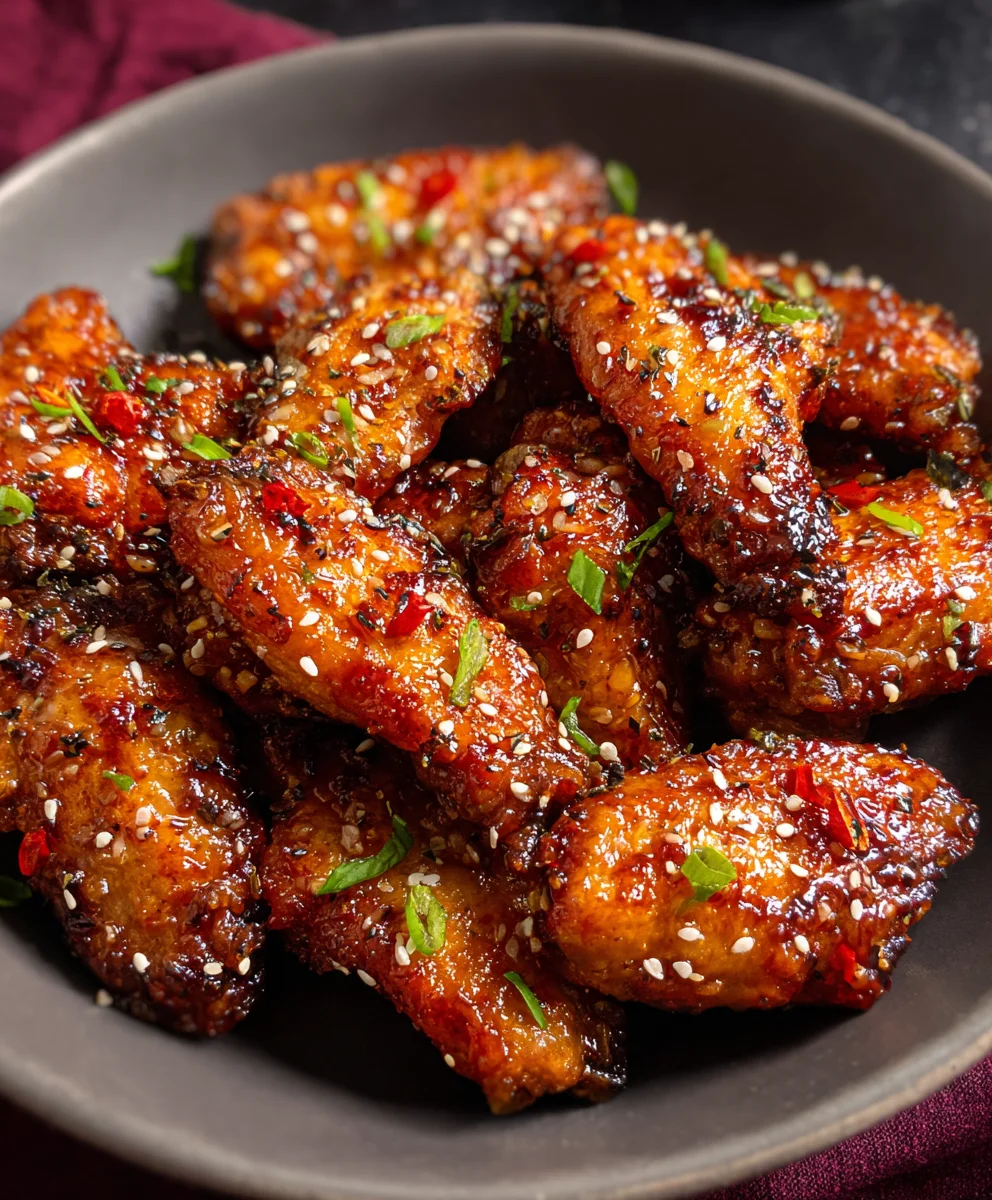 Honey Garlic Chicken Wings - Easy Recipe