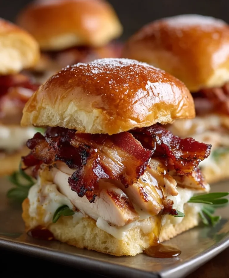 Maple Chicken Beef Beef Bacon Sliders-Easy Dinner