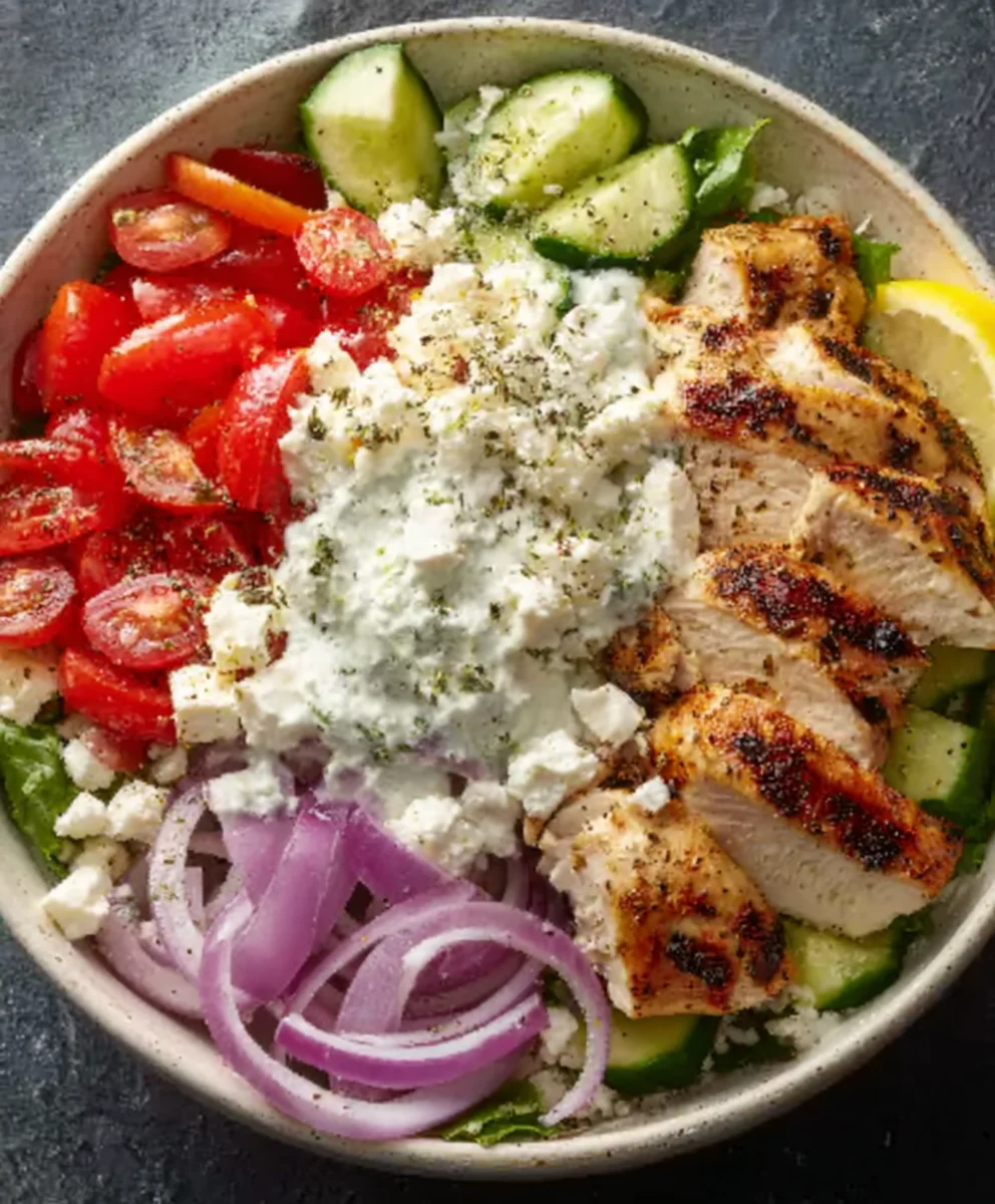 Flavorful Greek Chicken Bowls- Easy Weeknight Meal