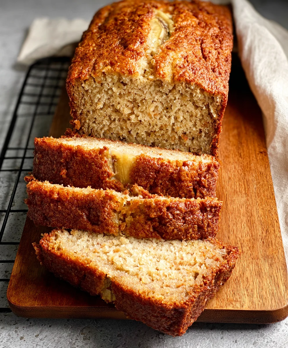 Healthy Cottage Cheese Banana Bread Recipe