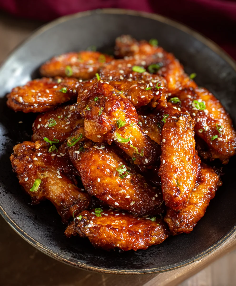 Honey Garlic Chicken Wings - Easy Recipe