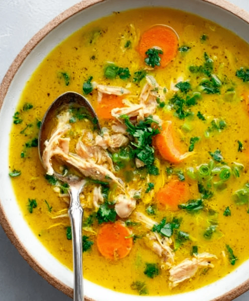 Anti Inflammatory Turmeric Chicken Soup - Soothing & Flavorful