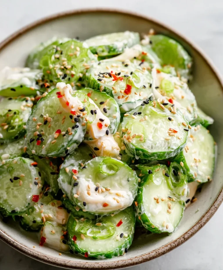 Easy California Roll Cucumber Salad-Fresh Flavors