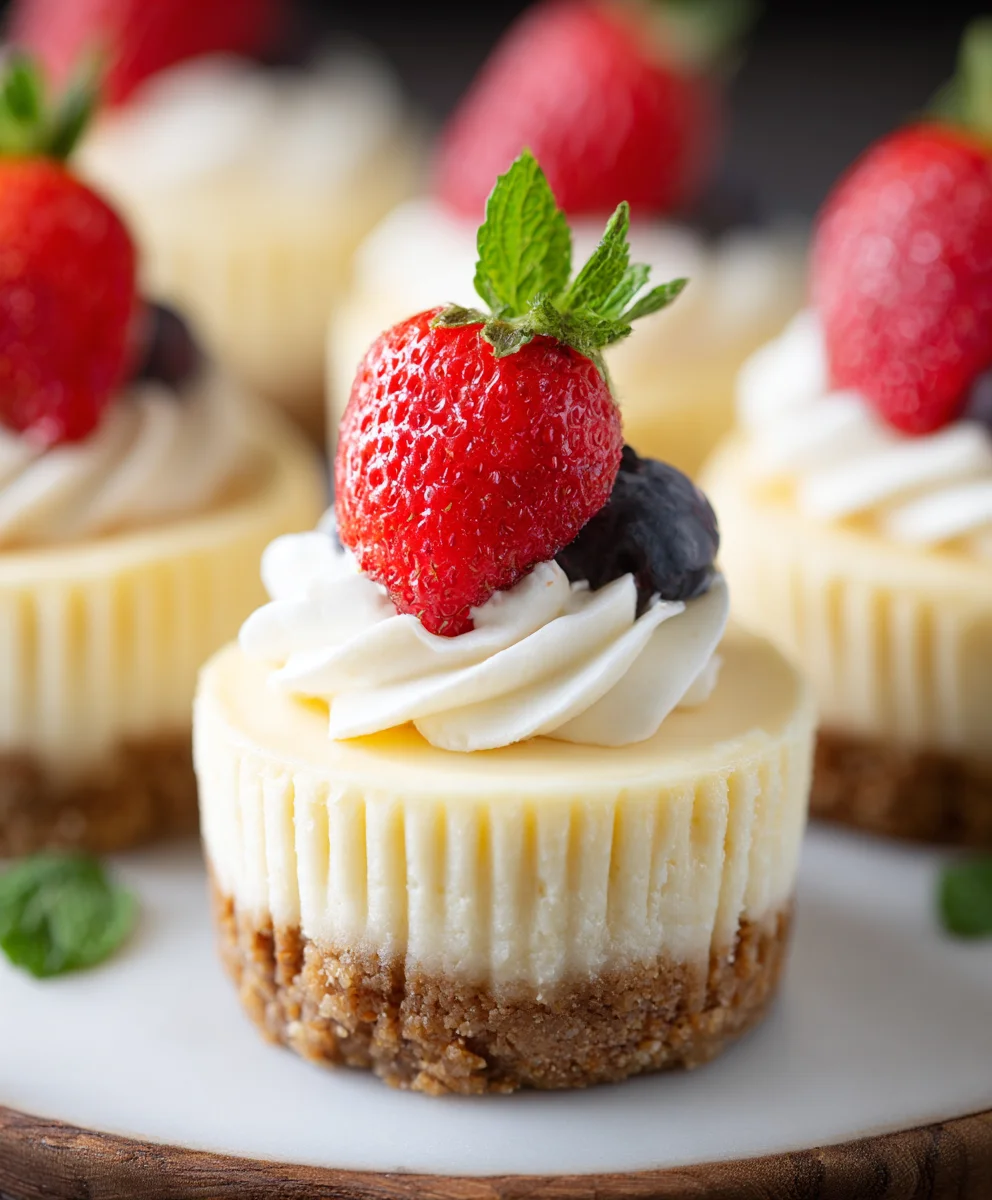 The Best Mini Cheesecake-Easy Recipe