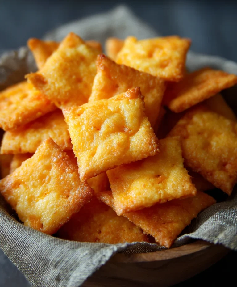 Homemade Cheez Its Cheddar Cheese Crackers Recipe