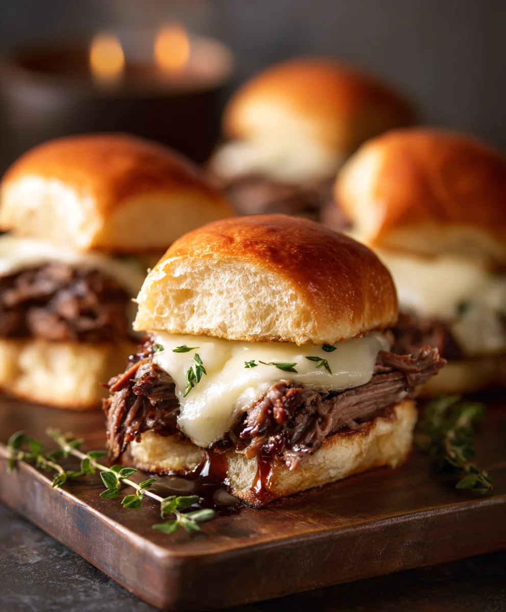 Easy French Dip Sliders - Flavorful Beef Bites