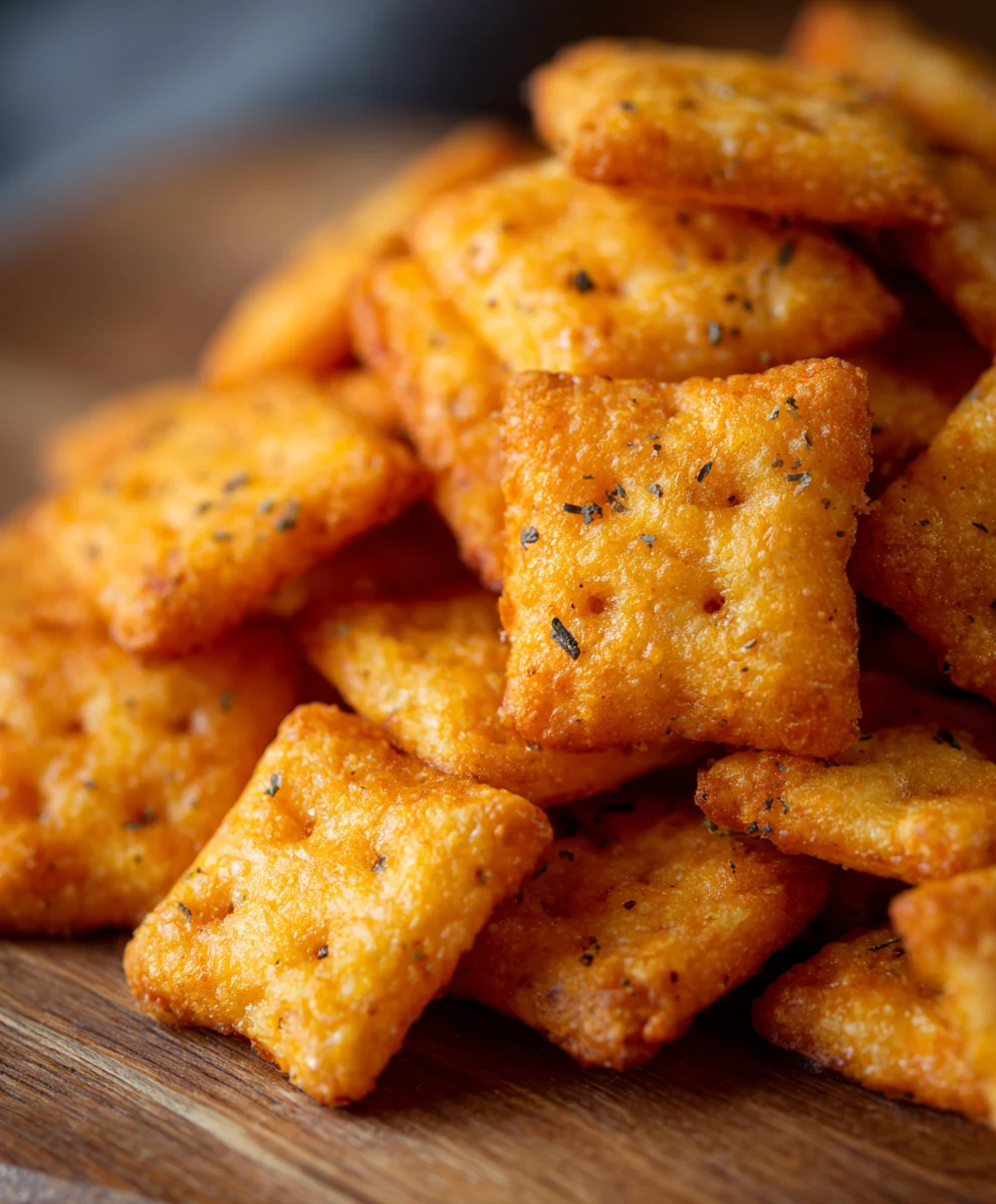 Homemade Cheez Its Cheddar Cheese Crackers Recipe