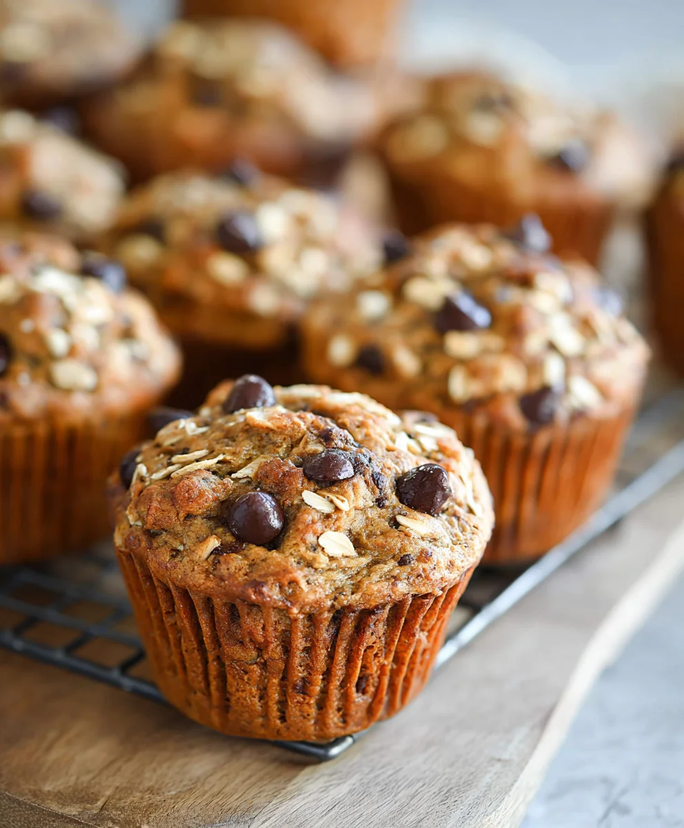 Healthy Banana Oatmeal Muffins - Easy & Delicious