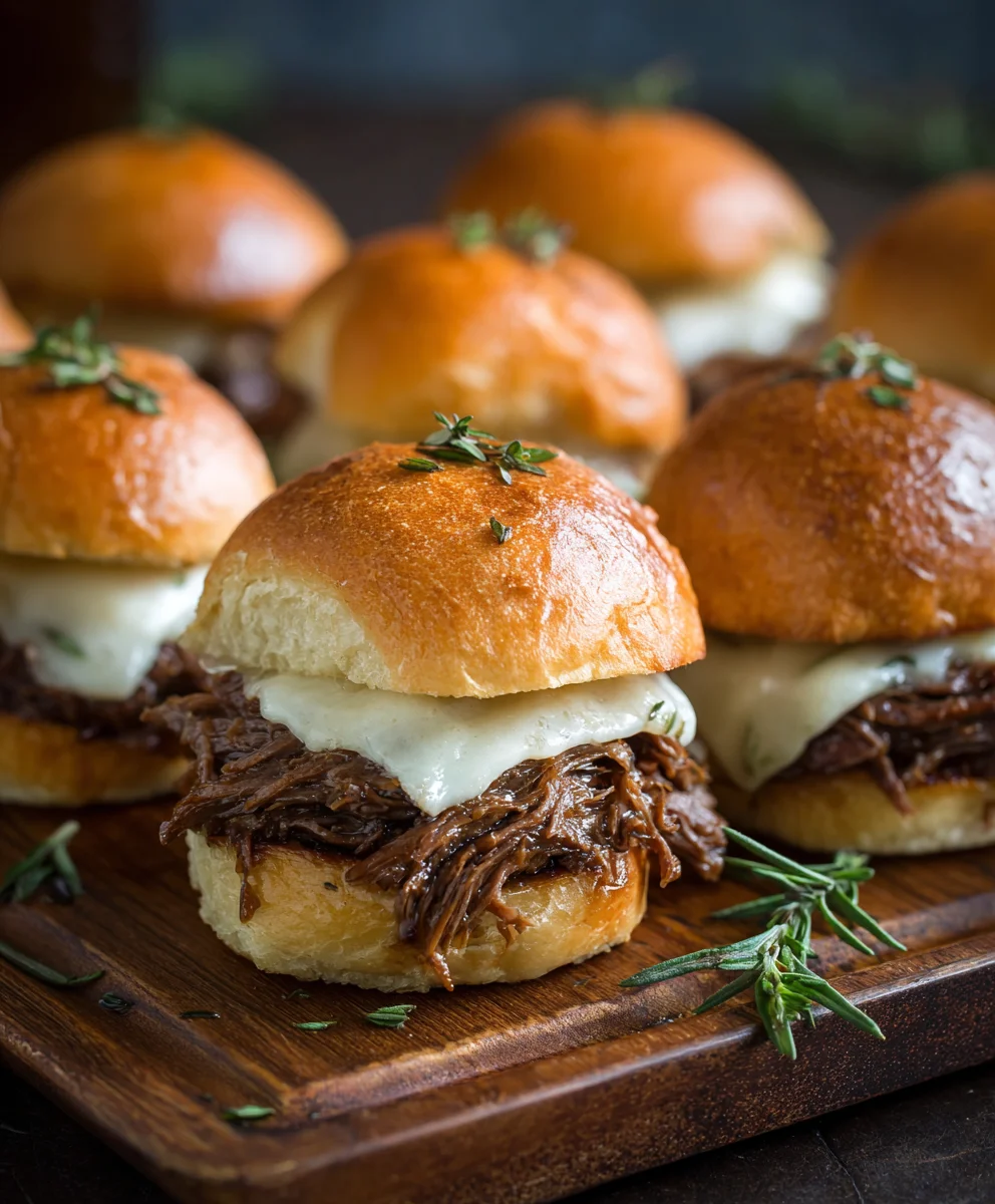 Easy French Dip Sliders - Flavorful Beef Bites