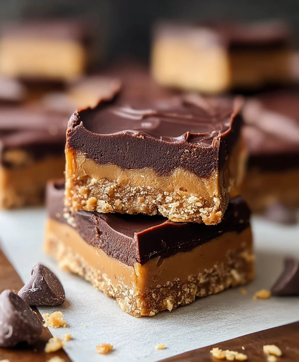 Decadent Chocolate Peanut Butter Bars-Easy Recipe