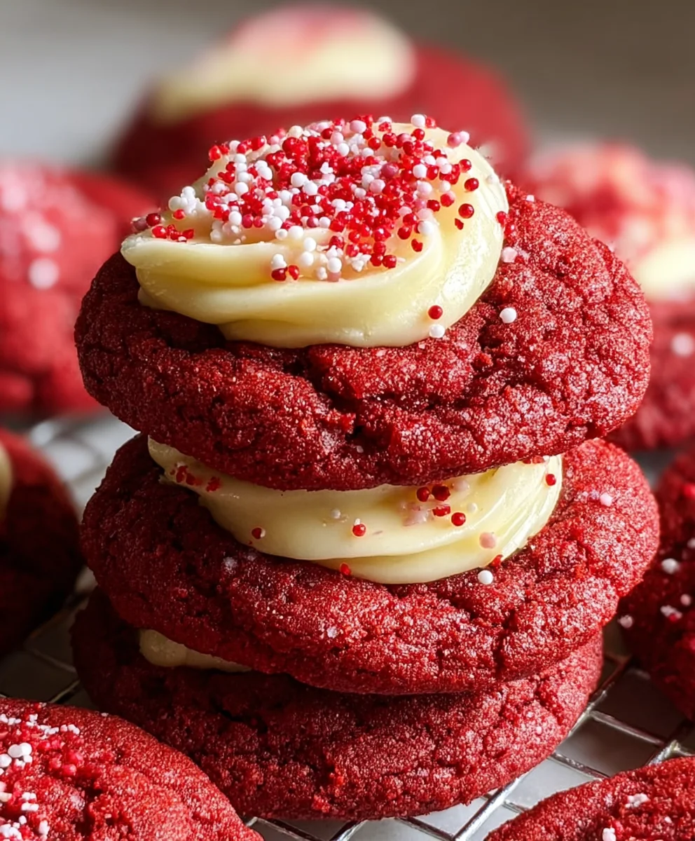 Cream Cheese Red Velvet Cookies - Best Recipe